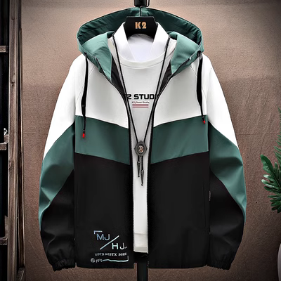Men's Casual Hooded Workwear Jacket