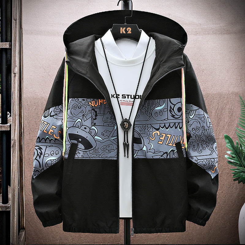 Men's Casual Hooded Workwear Jacket