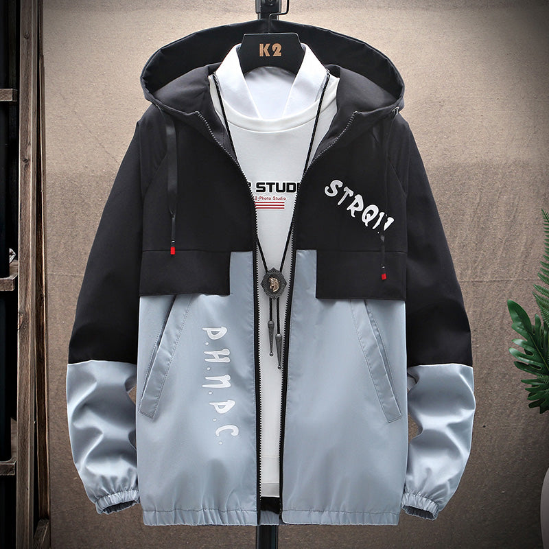 Men's Casual Hooded Workwear Jacket