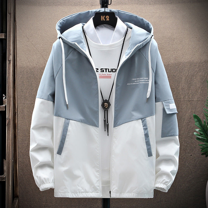 Men's Casual Hooded Workwear Jacket