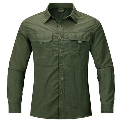 Men's Casual Long-Sleeved Cotton Shirt