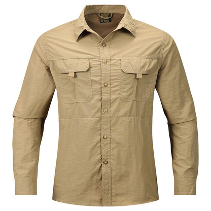 Men's Casual Long-Sleeved Cotton Shirt