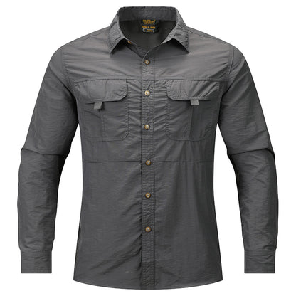 Men's Casual Long-Sleeved Cotton Shirt