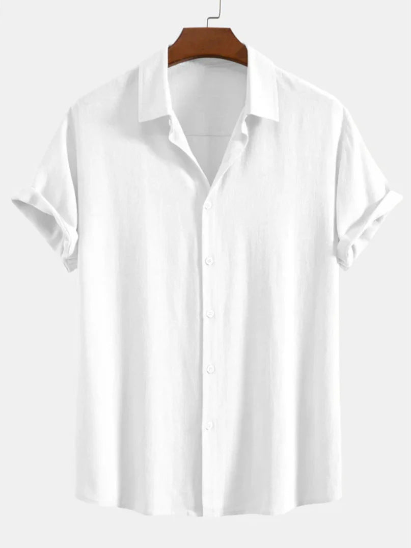 Men's Casual Loose Fit Beach Shirt