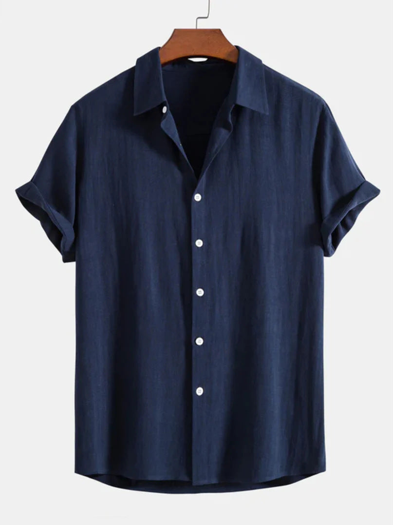 Men's Casual Loose Fit Beach Shirt