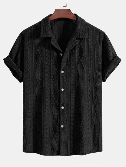 Men's Casual Loose Fit Beach Shirt