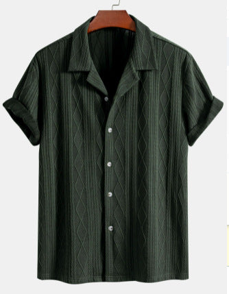 Men's Casual Loose Fit Beach Shirt