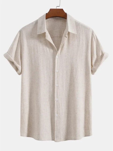 Men's Casual Loose Fit Beach Shirt