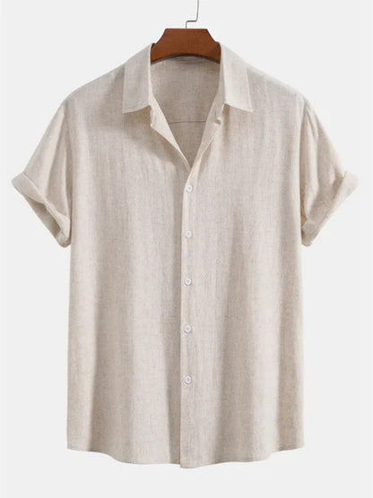 Men's Casual Loose Fit Beach Shirt