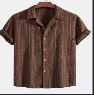 Men's Casual Loose Fit Beach Shirt