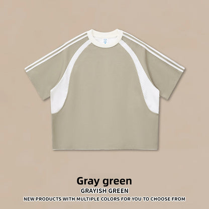 Men's casual loose-fit short-sleeve shirt