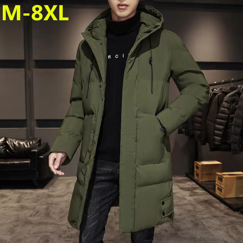 Men's Casual Mid-Length Cotton-Padded Winter Coat