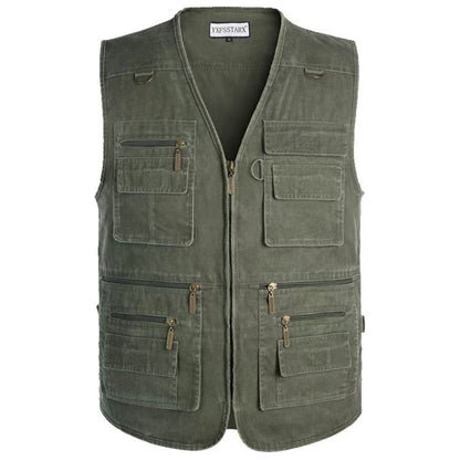 Men's Casual Multi-Pocket Denim Vest