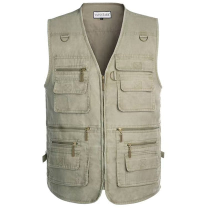 Men's Casual Multi-Pocket Denim Vest