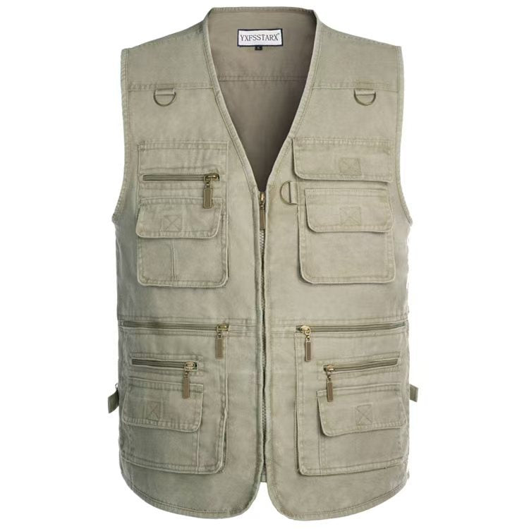 Men's Casual Multi-Pocket Denim Vest