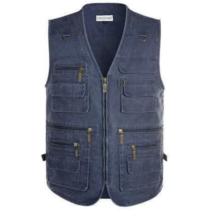 Men's Casual Multi-Pocket Denim Vest