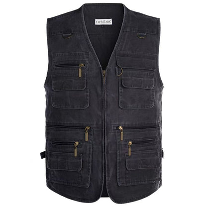 Men's Casual Multi-Pocket Denim Vest