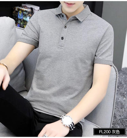 Men's Casual Short-Sleeve Polo Shirt