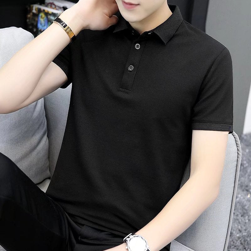 Men's Casual Short-Sleeve Polo Shirt