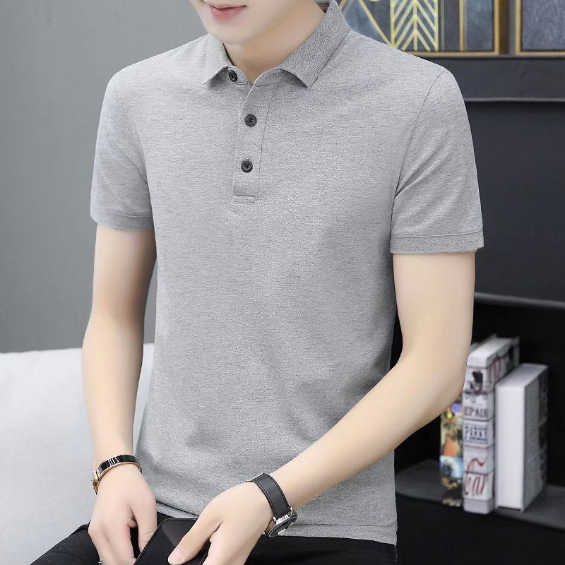 Men's Casual Short-Sleeve Polo Shirt