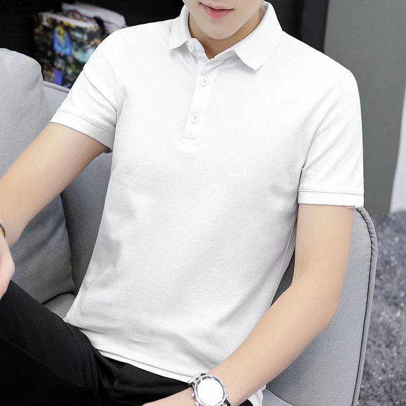 Men's Casual Short-Sleeve Polo Shirt