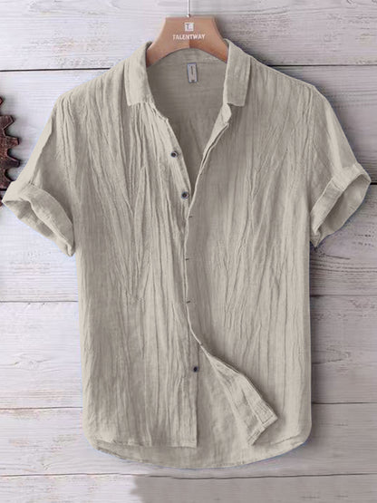 Men's Casual Short Sleeve Shirt