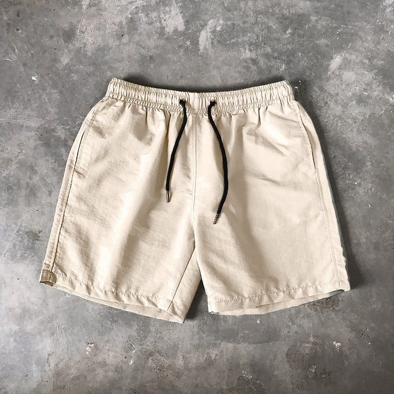 Men's casual shorts candy-colored capri pants
