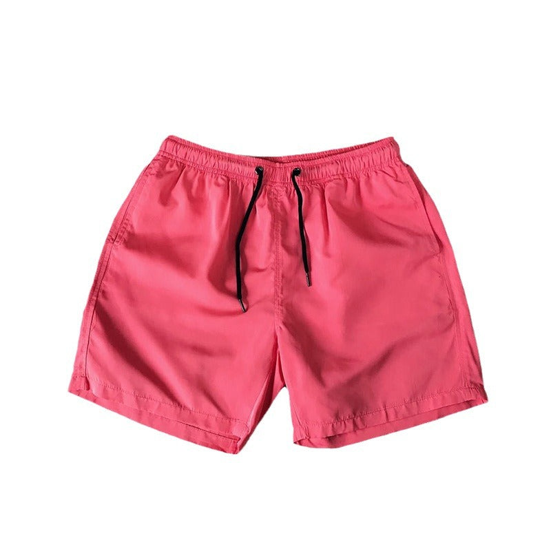 Men's casual shorts candy-colored capri pants