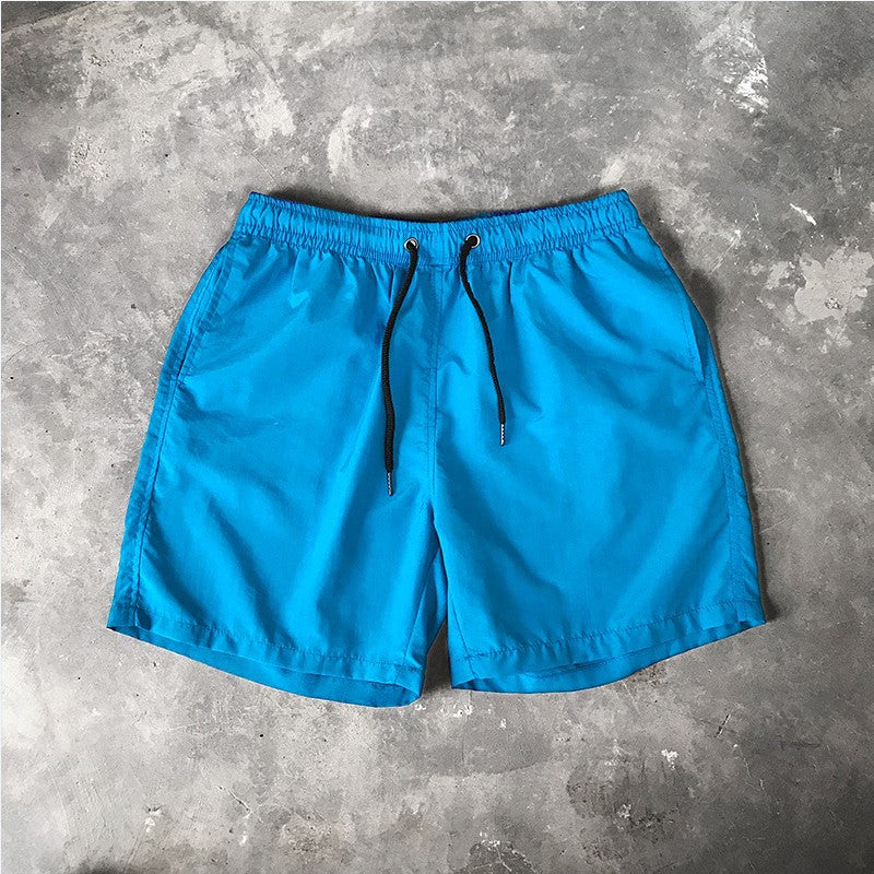 Men's casual shorts candy-colored capri pants