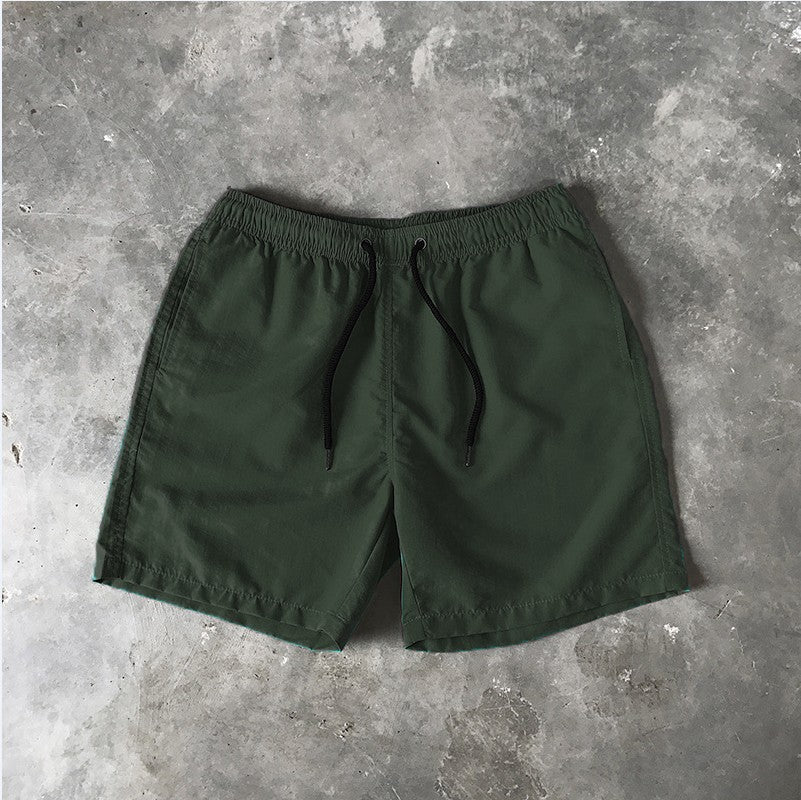 Men's casual shorts candy-colored capri pants