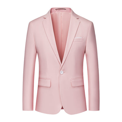 Men's Casual Single Button Suit Jacket