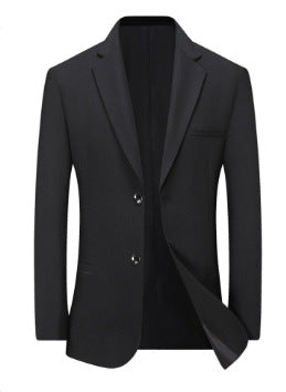 Men's Casual Solid Color Suit Jacket
