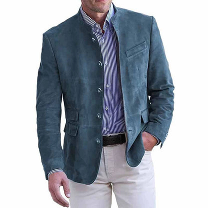 Men's Casual Suede Blazer
