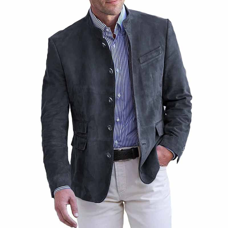 Men's Casual Suede Blazer