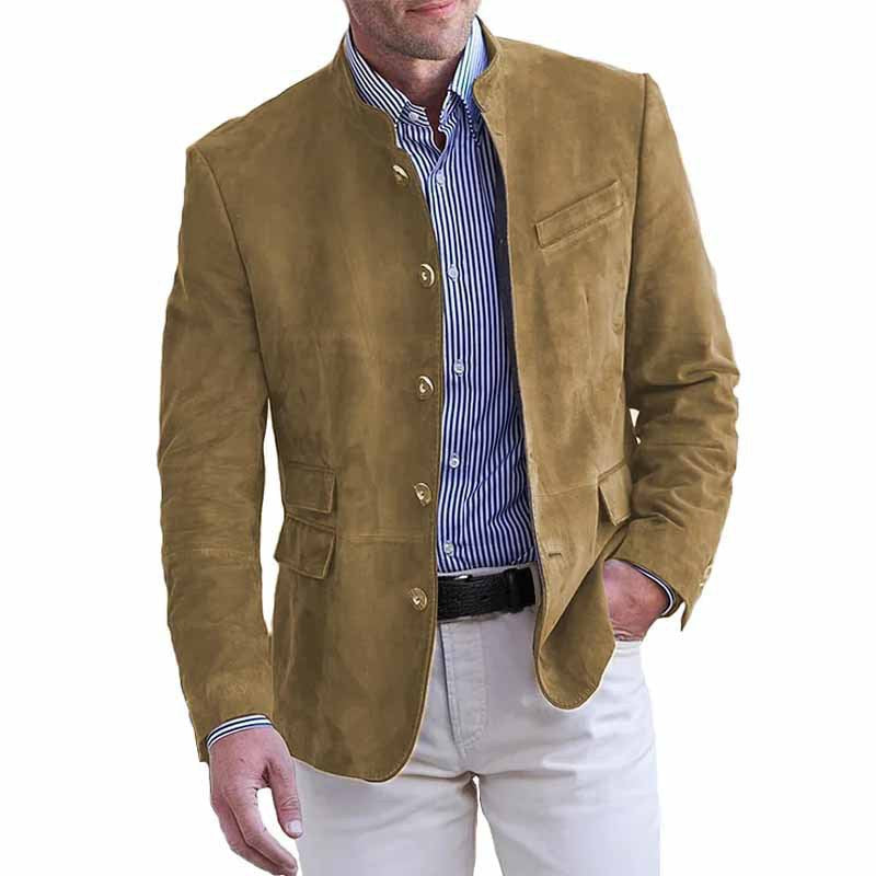 Men's Casual Suede Blazer