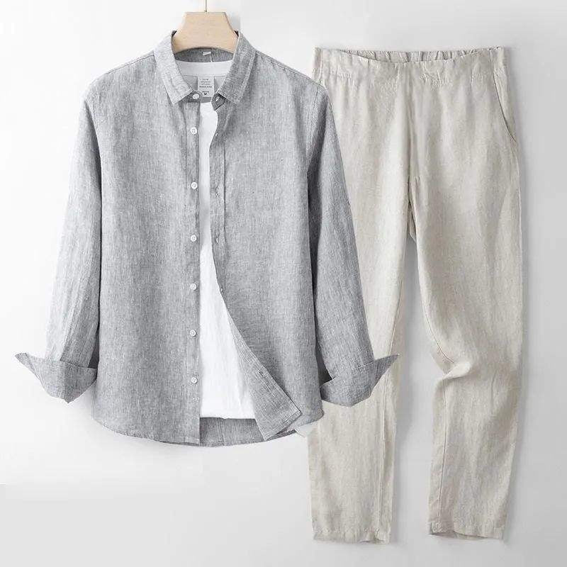 Men’s casual top and long pants