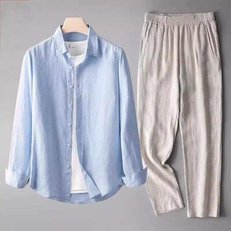 Men’s casual top and long pants