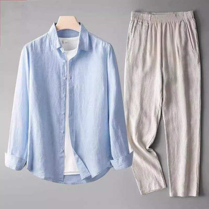 Men’s casual top and long pants