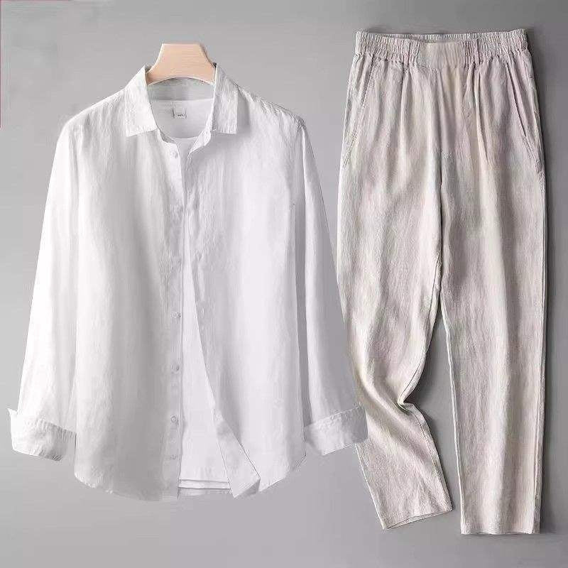 Men’s casual top and long pants