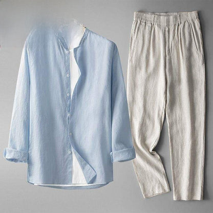 Men’s casual top and long pants
