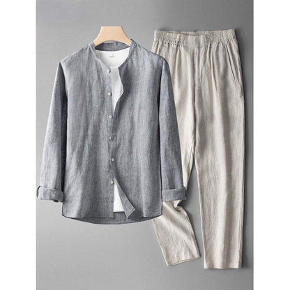 Men’s casual top and long pants