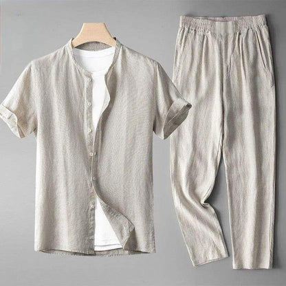 Men’s casual top and long pants