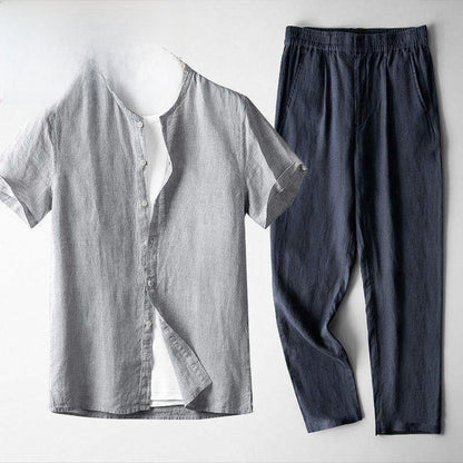 Men’s casual top and long pants