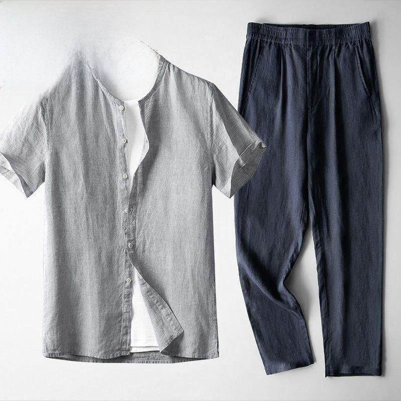 Men’s casual top and long pants