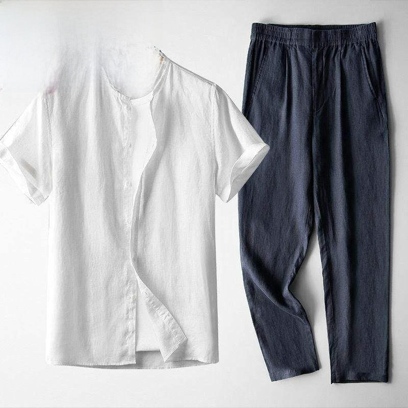 Men’s casual top and long pants