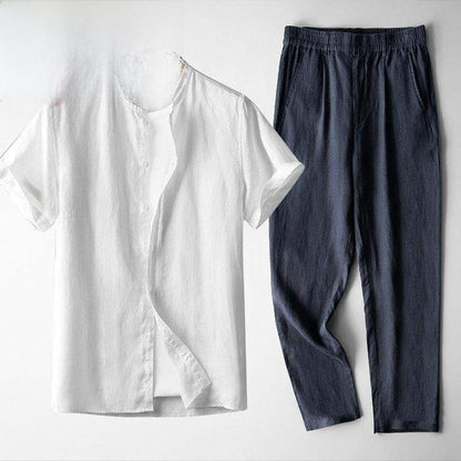Men’s casual top and long pants