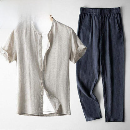 Men’s casual top and long pants