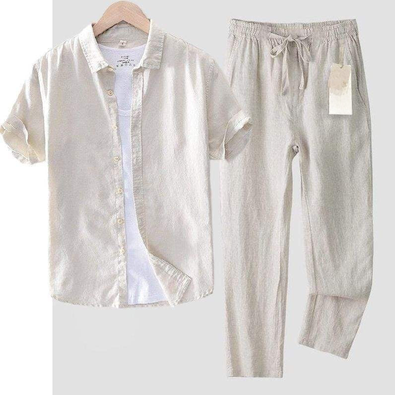 Men’s casual top and long pants