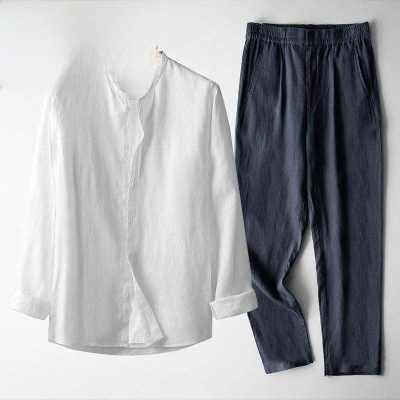 Men’s casual top and long pants