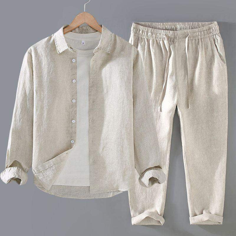Men’s casual top and long pants